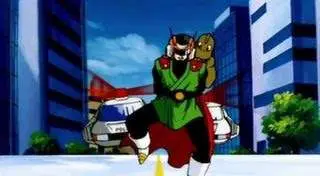 Dragon Ball Z 204 - ¡Robo! El autor es el Great Saiyaman.