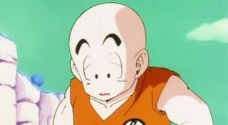 Dragon Ball Z 50 - Goku utiliza un Kame-Hame-Ha para salvar su vida.