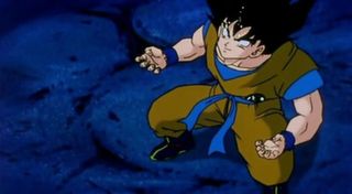 Dragon Ball Z 88 - Un combate de cuerpo a cuerpo.
